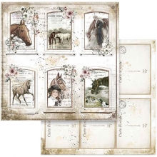 Papper Stamperia - Romantic Horses - Cards