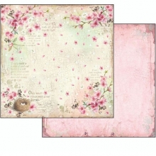 Flower Alphabet Pink Nest Stamperia Scrapbooking