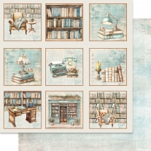 Scrapbooking Papper - Paper Pad The Bookshop - Reprint