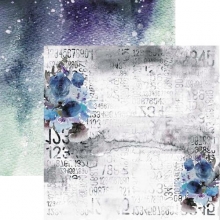 Papper 13 arts 12x12 - Aqua Flora - Blue Dreams