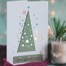 Kartong Papper A4 - Eucalyptus Grön Wedding Bröllop Oliv