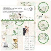 Pappersblock Klippark 6x8 - Lemon Craft - Greenery Wedding