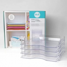 Pappersförvaring We R Memory Keepers - Stackable Paper Trays - 4 st