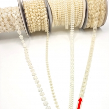 Pärlband - Design Kristina - 10 mm - Creme