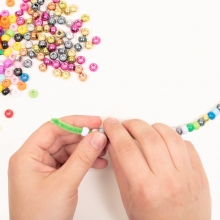 Kongopärlor - Mixade Färger - 1000 st