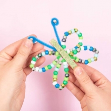 Kongopärlor - Mixade Färger - 1000 st