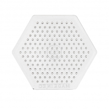 Pärlplatta Hexagon 7,5 cm till scrapbooking, pyssel och hobby