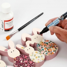 Trädekoration Harar 30 cm Påskkyckling Påskhare