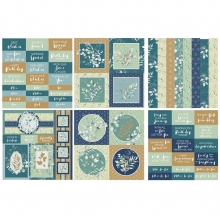 Paper Pad 8x8 Enchanting Eucalyptus - Embellishment - The Paper Boutique