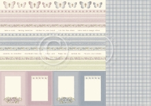 Papper Pion Days Gone By Borders Design till scrapbooking, pyssel och hobby