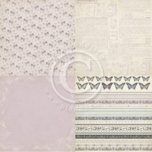Papper Pion Design - Alma’s Sewing Room - Purple Wallpaper - 6”x6” - 4 Delar
