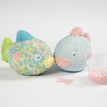 Pearl Clay Lera 3-pack Ljusblå, Vit, Rosa