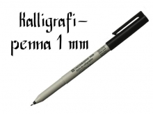 Kalligrafipenna Sakura Stylo de Calligraphie 1 mm Svart Kalligrafipennor