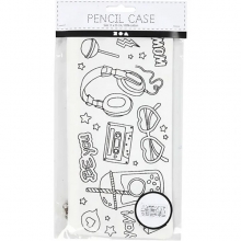 Pennfodral Bomull Tonåring 11x23 cm Textil