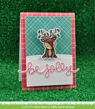 Clear Stamps 4"X6" Lawn Fawn Cheery Christmas Stämplar