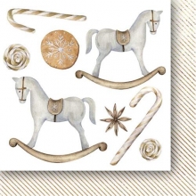 Paper Pad Heaven White As Snow Flowers & Ornament 6x6 Tum Pappersblock 4 8