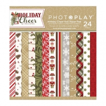 Paper Pad 6x6 Photo Play Holiday Cheer 24 ark Pappersblock 4 8 Tum