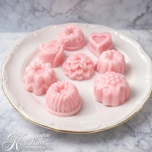 Silikonform - Tvålform - Cookie and Flower