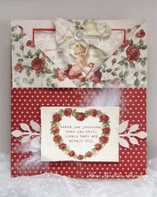 Papper Pion Design To my Valentine Love is in the air 6”x6” 4 Delar Dekorationer DIY