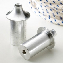 Ljushållare till flaska / Oljelampsmunstycke - Aluminium