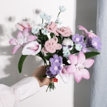 Blomstjälkar 20 st Gröna 30 cm Foamiran Blomtillverkning