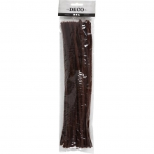 Chenille Piprensare 50 st - Brun - 6 mm