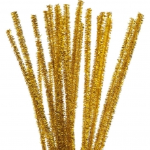Chenille Piprensare 24 st Guld 6 mm till scrapbooking, pyssel och hobby