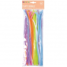 Piprensare Chenille 6 mm - 50 st - Pastell
