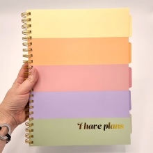 Skrivblock 5-Ämnesblock A4 - I Have Plans - 150 sidor