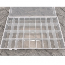 Förvaringsbox - Transparent - 37,5x23x4,5 cm