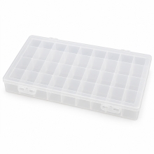 Förvaringsbox - Transparent - 37,5x23x4,5 cm