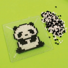 Rörpärlor i Hink - Svart Och Vit - 5000 st - Playbox