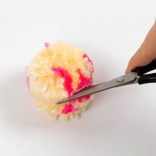 Mini Kit Påskpyssel - Pompom Ägg Med Garn