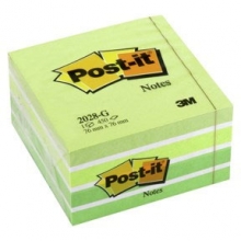 Post-it Notislappar - 76 × 76 mm - Pastellgrön - 450 st