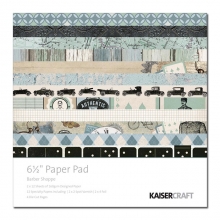Paper Pad 6.5”x6.5” - Barber Shoppe - Kaisercraft