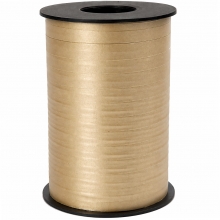 Presentsnöre B: 10 mm Guld Matt 250 m Band Presentinslagning