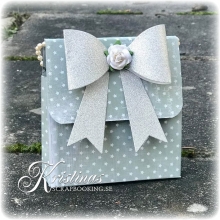 Glitterpapper A4 Paper Line 120 gr Silver 10-pack