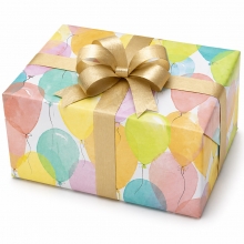 Presentpapper - B: 50 cm - Ballonger - 5 m