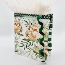 Presentpåse Large - 5 st - Peonies - 32x26 cm