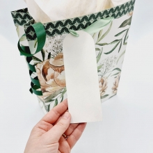 Presentpåse Large - 5 st - Peonies - 32x26 cm