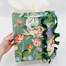 Presentpåse Large - 5 st - Tulips - 32x26 cm