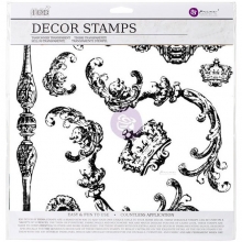 Clearstamps Set 12x12 - Iron Orchid Letters - Prima