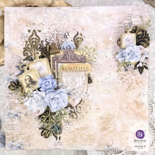 Scrapbooking Blommor Prima Marketing Flowers Bohemian Heart