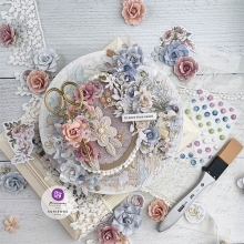 Scrapbooking Blommor Prima Marketing Flowers Bohemian Heart