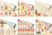 Paper Pad 12”x12” Prima Sweet Peppermint 24 ark Marketing