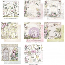 Paper Pad Prima Marketing - Serene Petals - 12x12 Tum