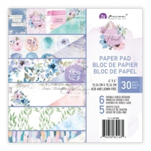Paper Pad 6x6 - Watercolor Floral - Prima Marketing