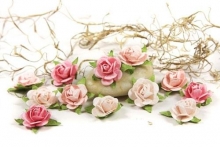Prima Baby Pink Fairytale Roses Dekorationer DIY