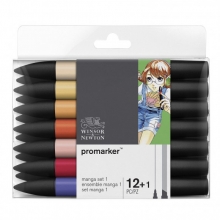 Promarker Winsor & Newton - Manga Set 1 - 13 st