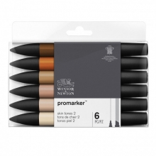 Promarker Winsor & Newton - Skin Tones 2 - 6 st